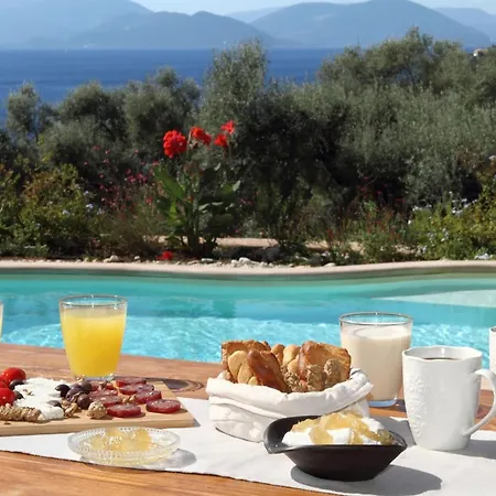 Willa Agapi Spacious Stone Retreat With Jacuzzi And Private Pool Sivota