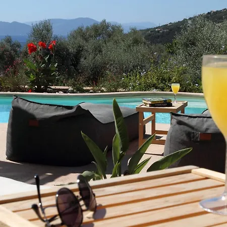 Agapi Spacious Stone Retreat With Jacuzzi And Private Pool Sivota