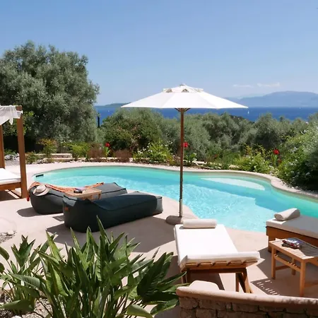 Willa Agapi Spacious Stone Retreat With Jacuzzi And Private Pool Sivota